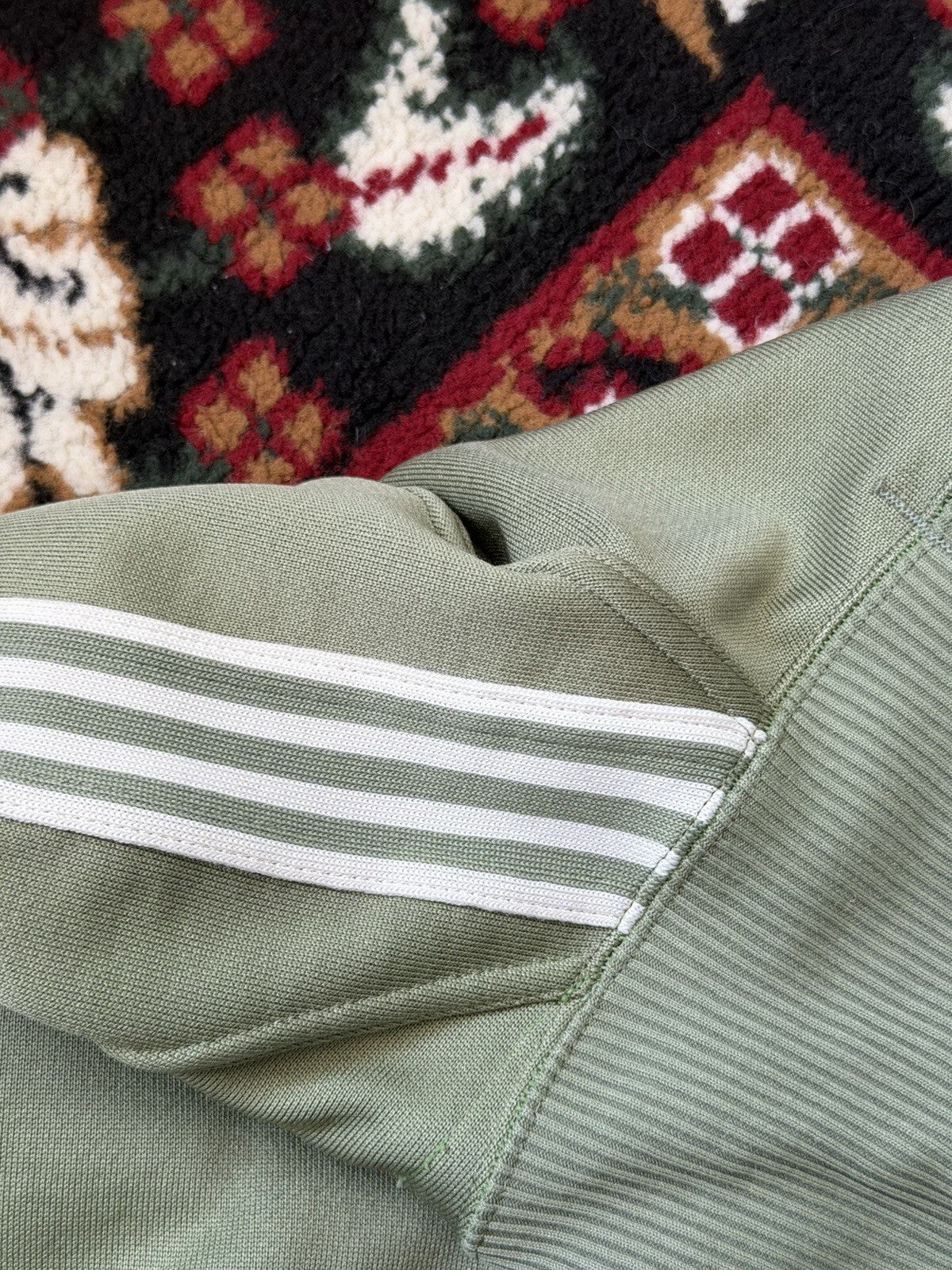 Vintage ASICS Jelenk Full Zip Track Jacket Green Made in Japan 90s