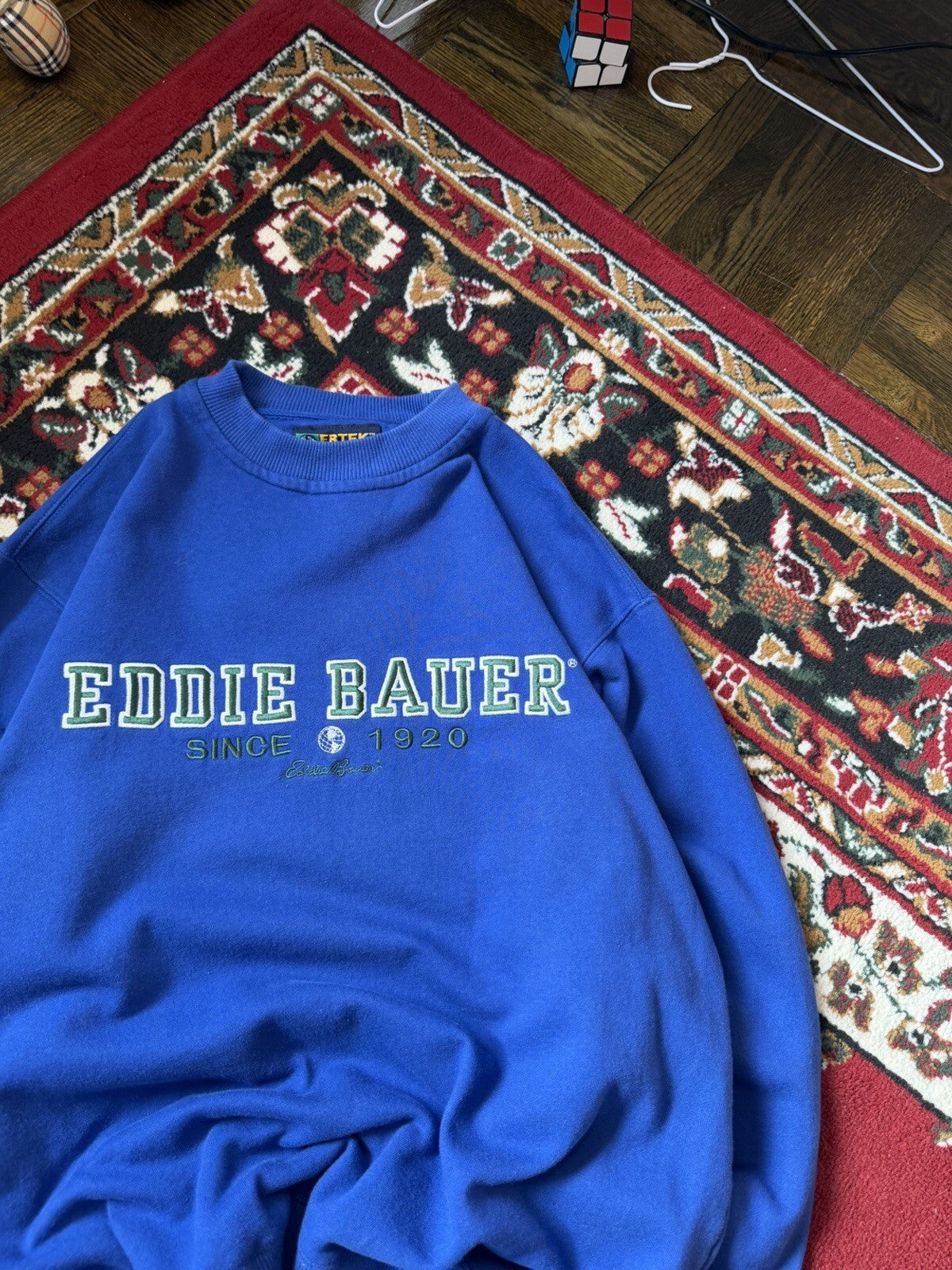 90s Vintage Ebtek Spell Out Logo Eddie Bauer Sweatshirt Crewneck M