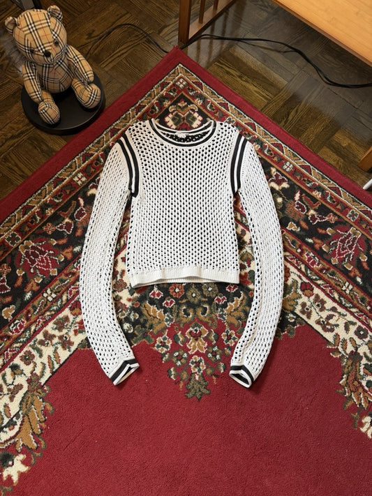 Helmut Lang Waffle Knitted Sweater Size S Unisex