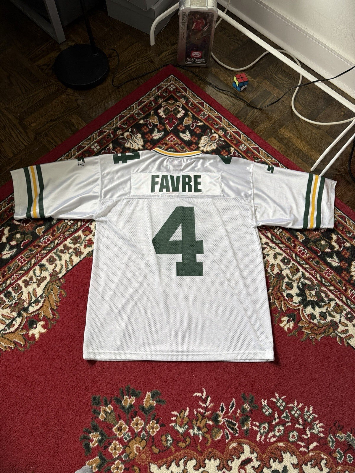 Green Bay Packers Brett Favre Vintage Starter NFL Jersey Size XL White