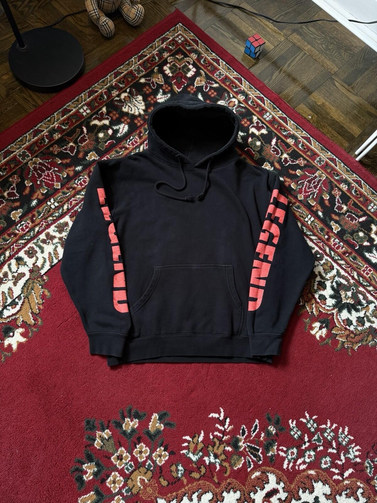 XO The Weeknd Legend Pullover Hoodie Black Unisex M Y2K