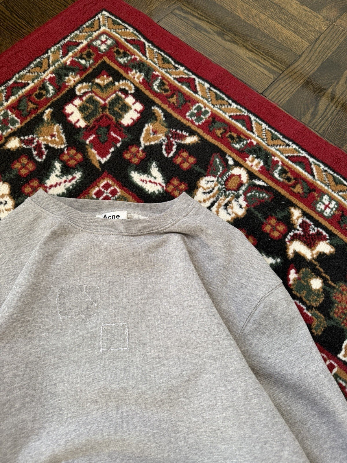 Acne Studios Sweatshirt Carly Emoji PAW16 Medium Streetwear Crewneck