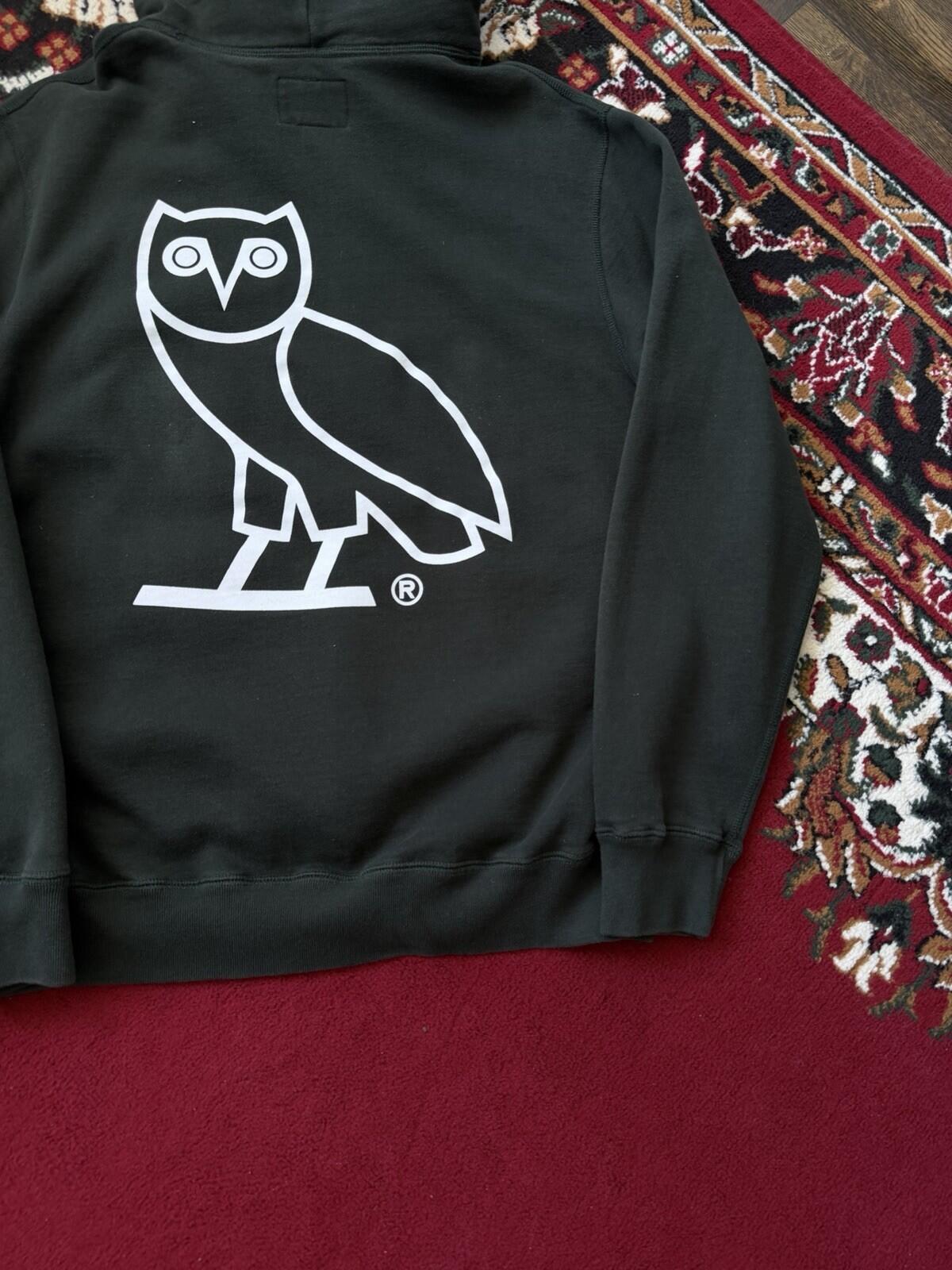 Roots x OVO Octobers Very Own Logo Green  Hoodie Size Medium