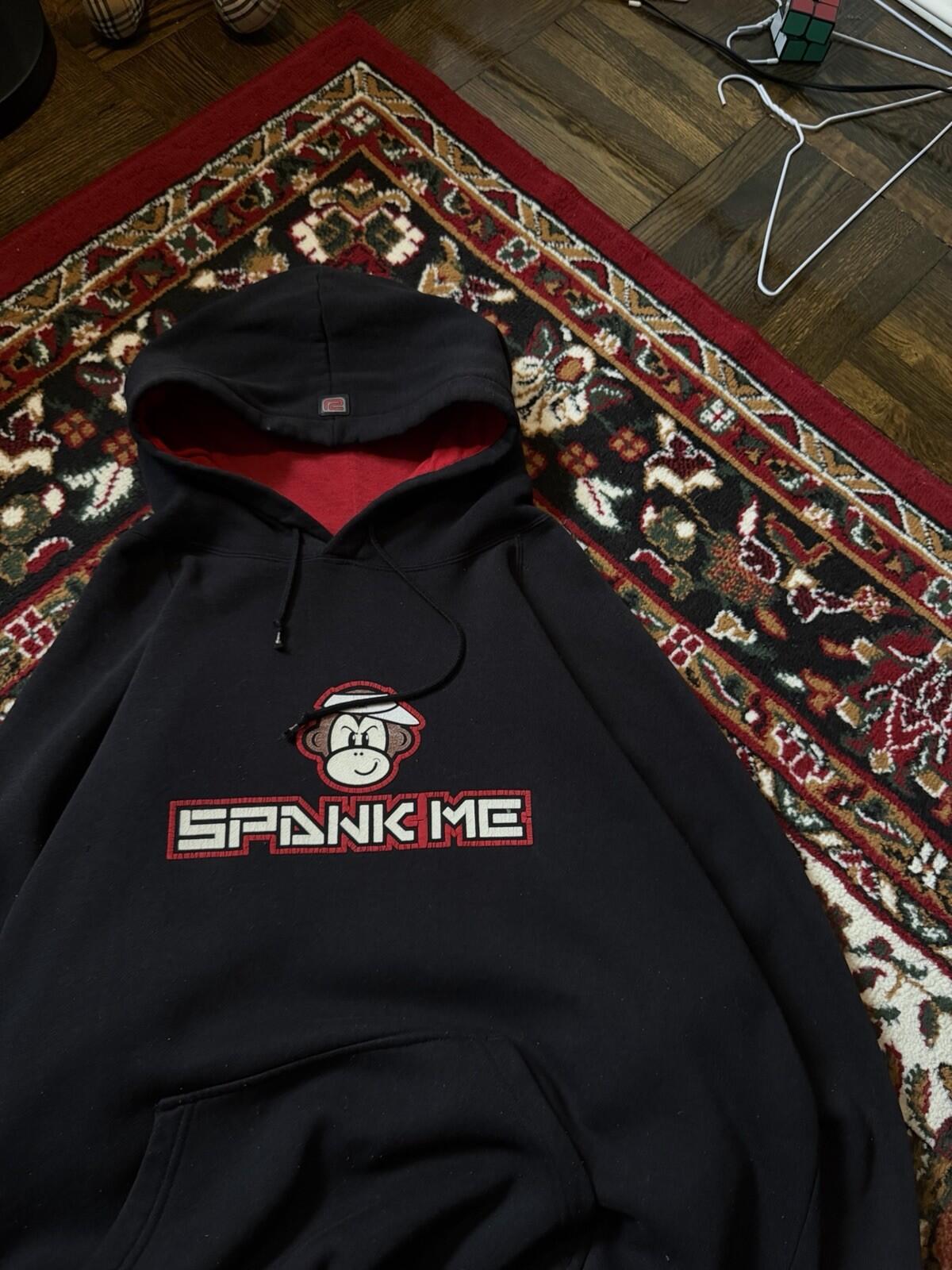 Y2K Randy Rivers Skateboarding "Spank Me " Monkey Vintage Hoodie 90s