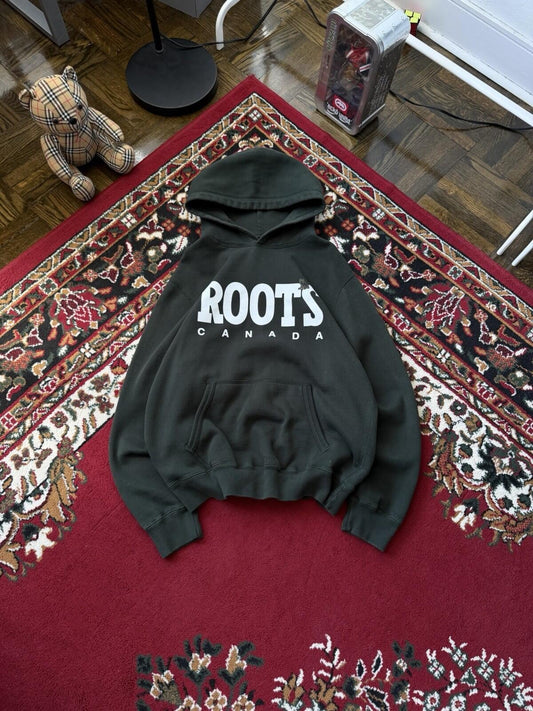 Roots x OVO Octobers Very Own Logo Green  Hoodie Size Medium