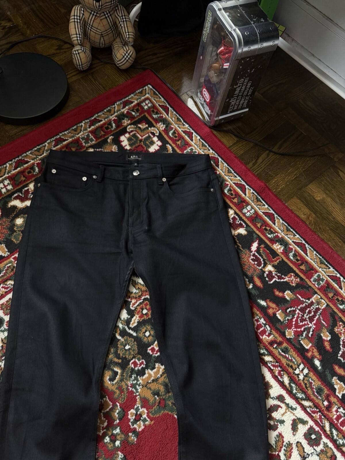 APC Petit New Standart Black Jeans Size 32