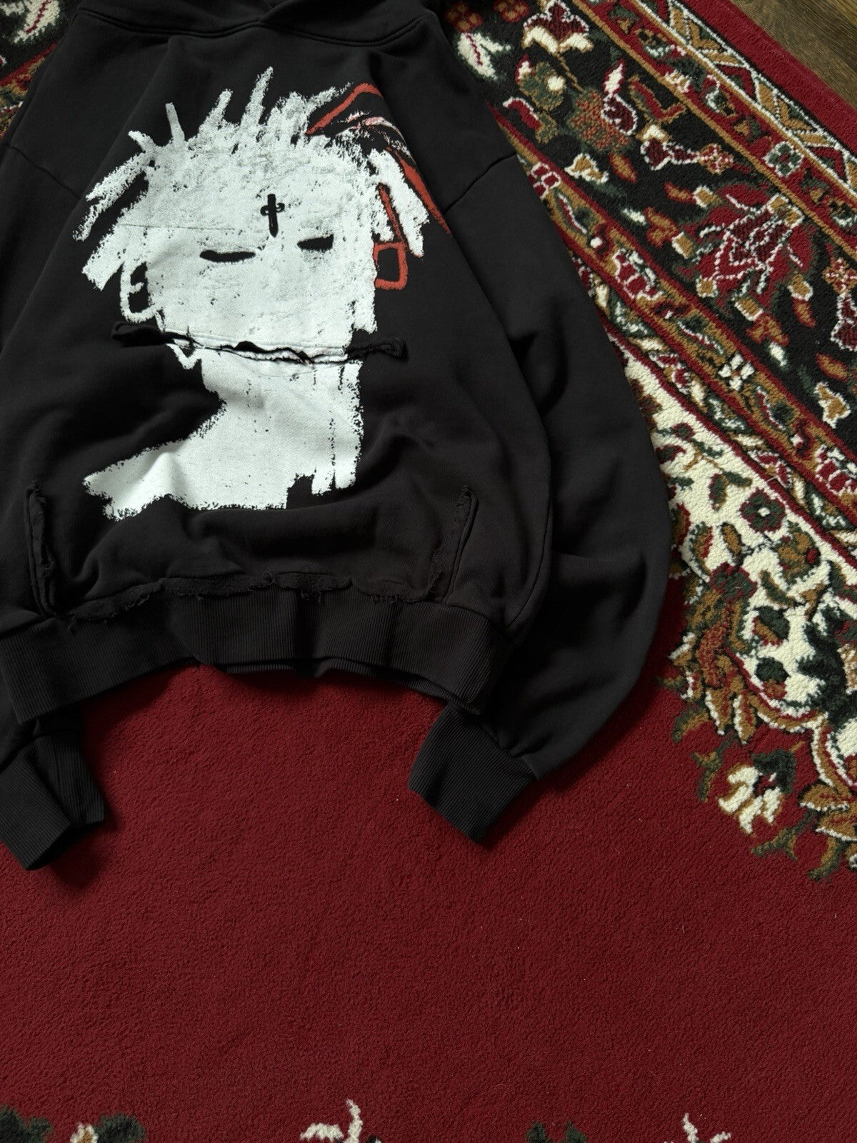 21 Savage American Dream Tour Black Hoodie Dagger Size S