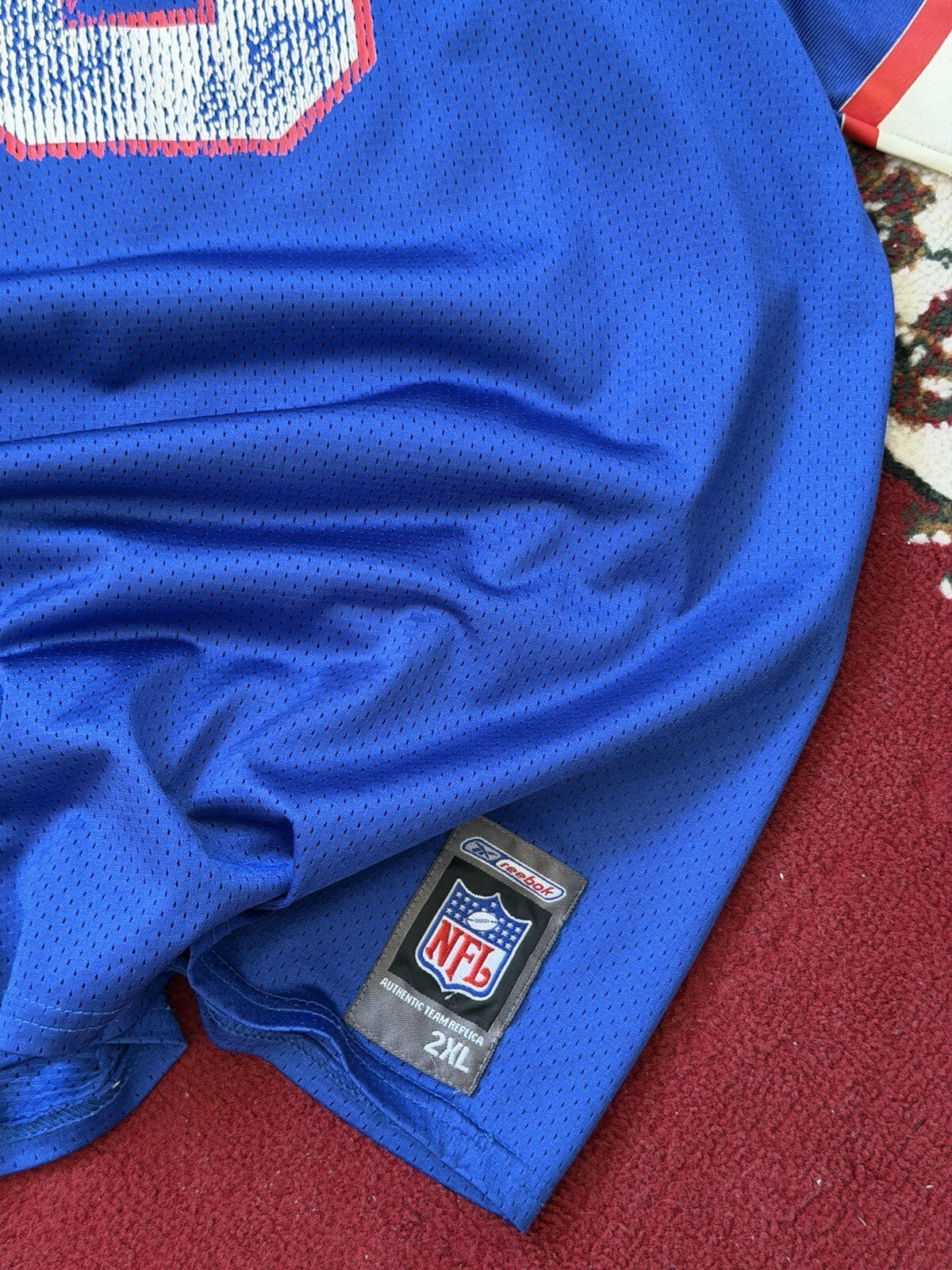 NFL Reebok Buffalo Bills Eric Moulds #80  Authentic Team Replica Jersey Men's L