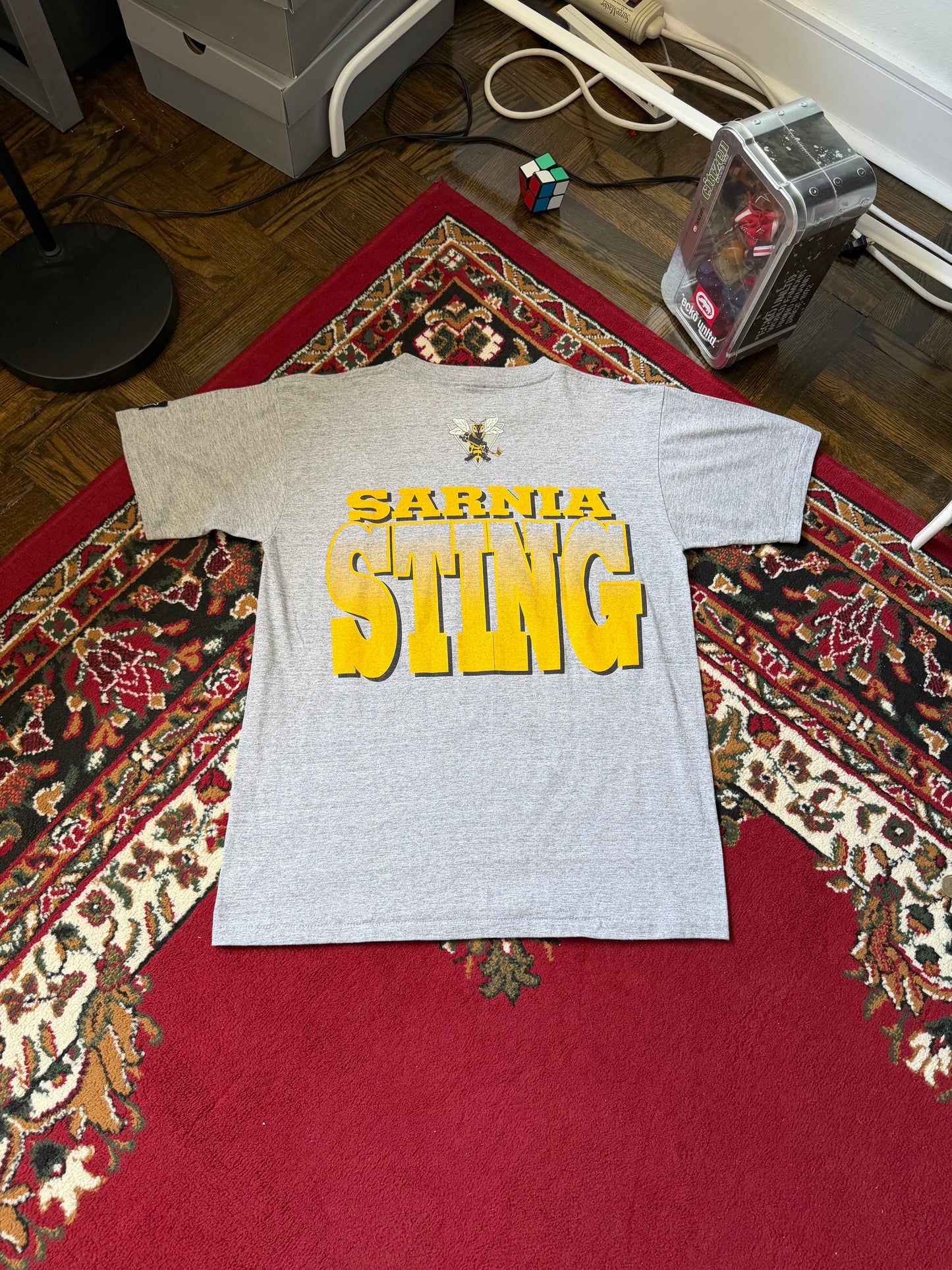 CHL Vintage Sarnia Sting Starter Tee T-shirt 90s