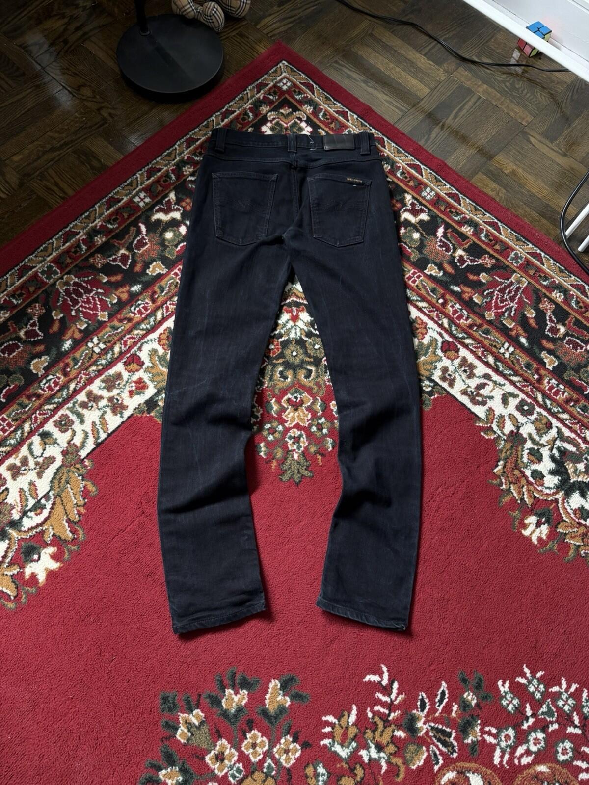 Nudie Grim Tim Organic Black Ring Classic Jeans Size M W31 / L30