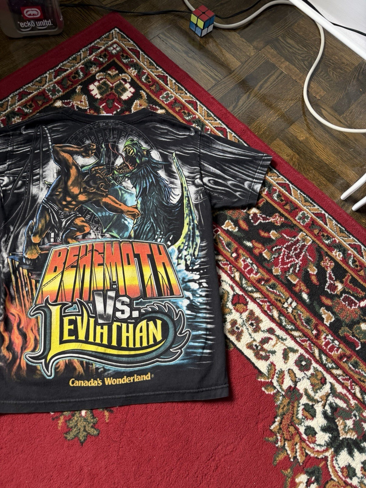 Canada’s Wonderland Theme Park T Shirt Adult Mens Sz M Behemoth & Leviathan Tee