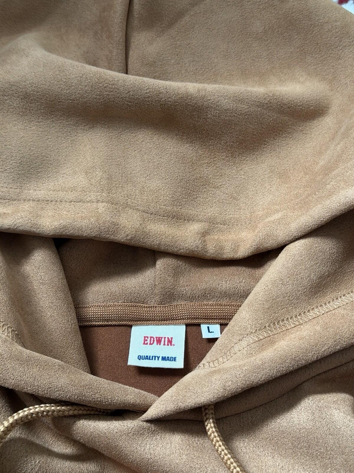Edwin Japan Embroidered Pullover Sweatshirt Hoodie Size L