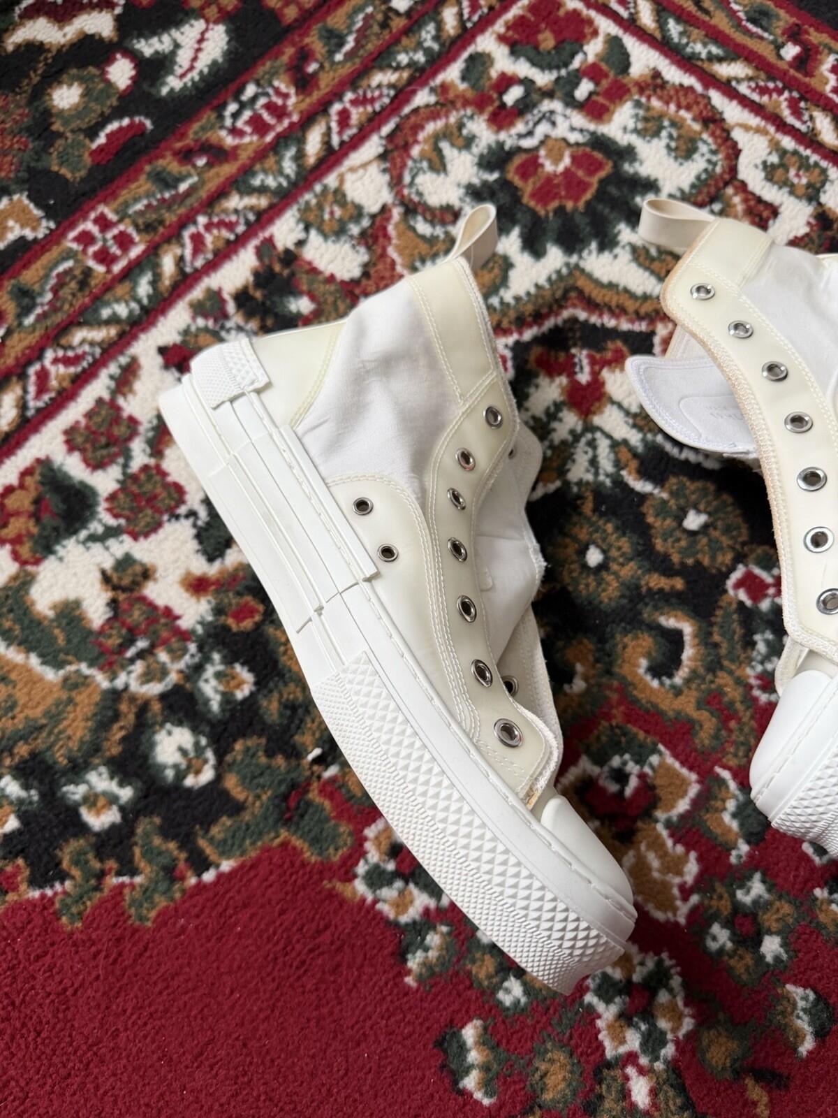 Dior B23 High Top Sneaker White Size 39 1/2