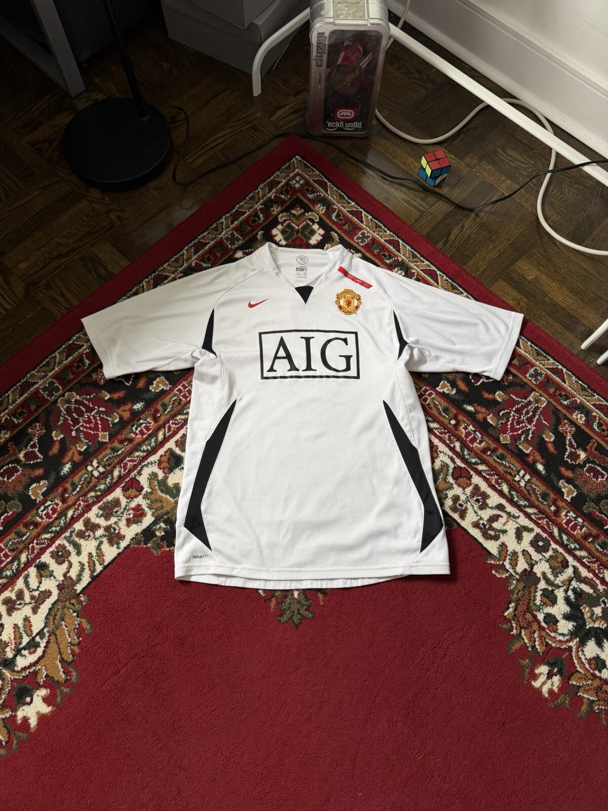 2007/2008 Manchester United Training Jersey Shirt Kit Nike Jersey T90 — Size L