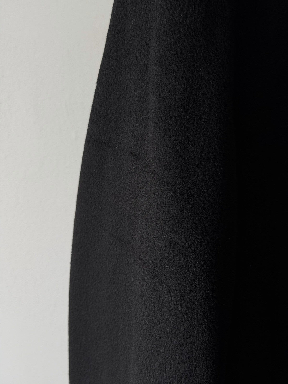 LOUIS DELL'OLIO Vintage Cashmere Black Coat Jacket 3 button Size 42
