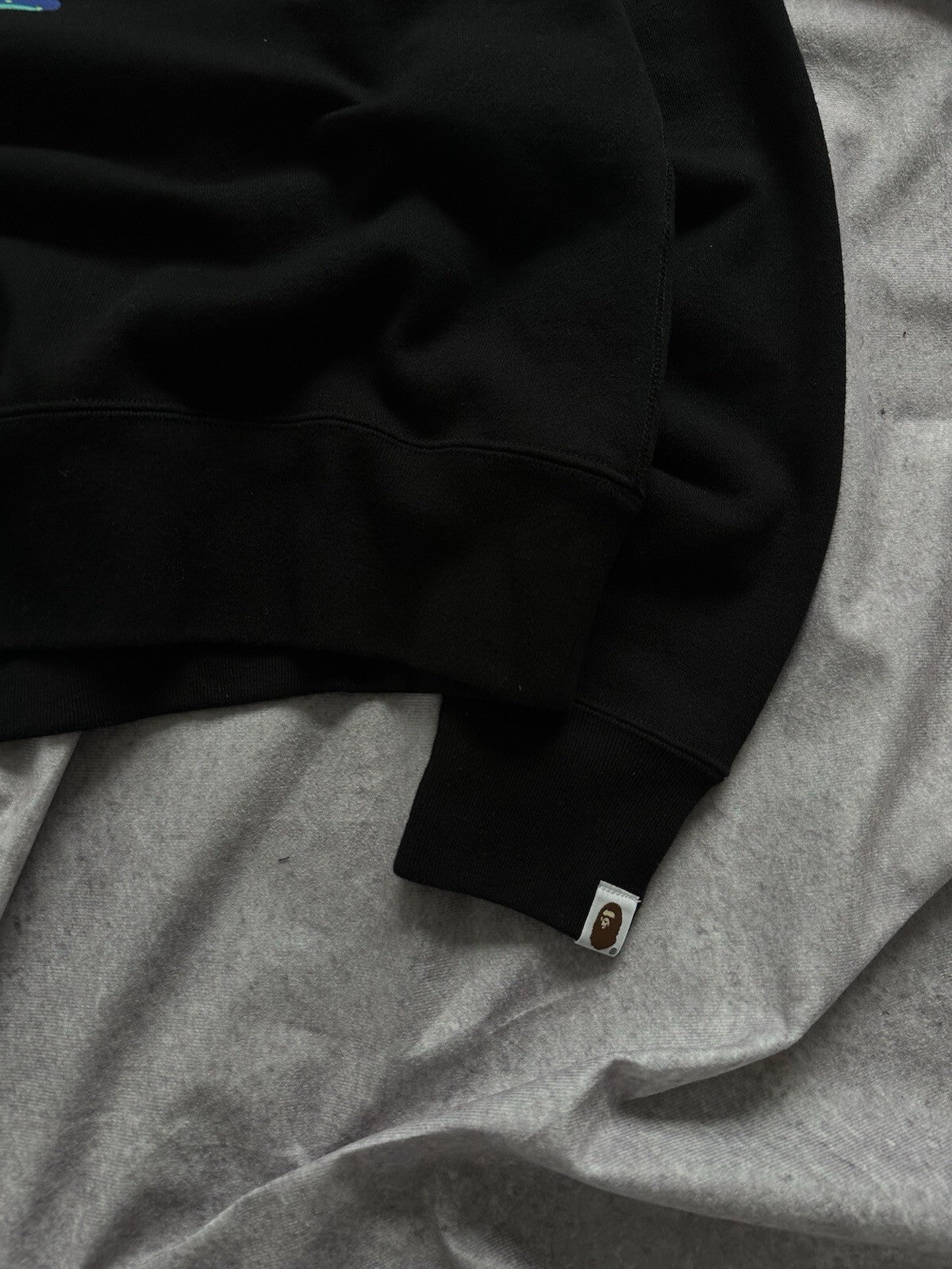 Bape x Kid Cudi Crewneck Cudi Sta Small Authentic Vintage Black