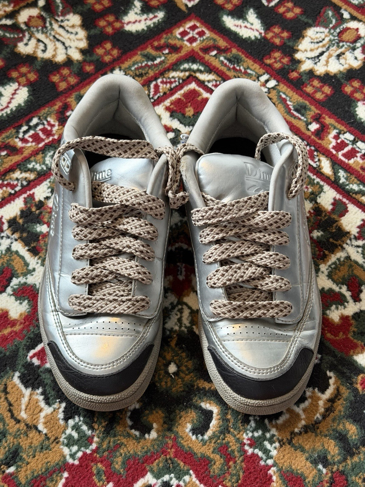 Reebok x Dime Club C Bulc Silver Metallic Rare Limited