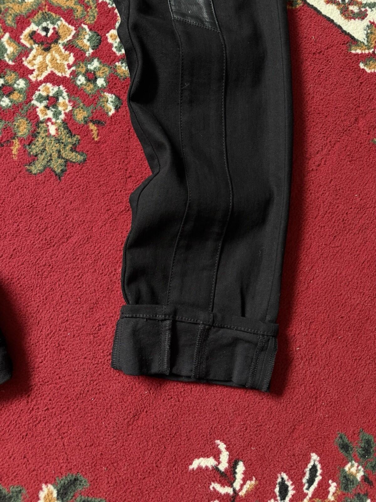 Alexander McQueen All Over Zip Black Slim Jeans - EU 52 Denim Pants