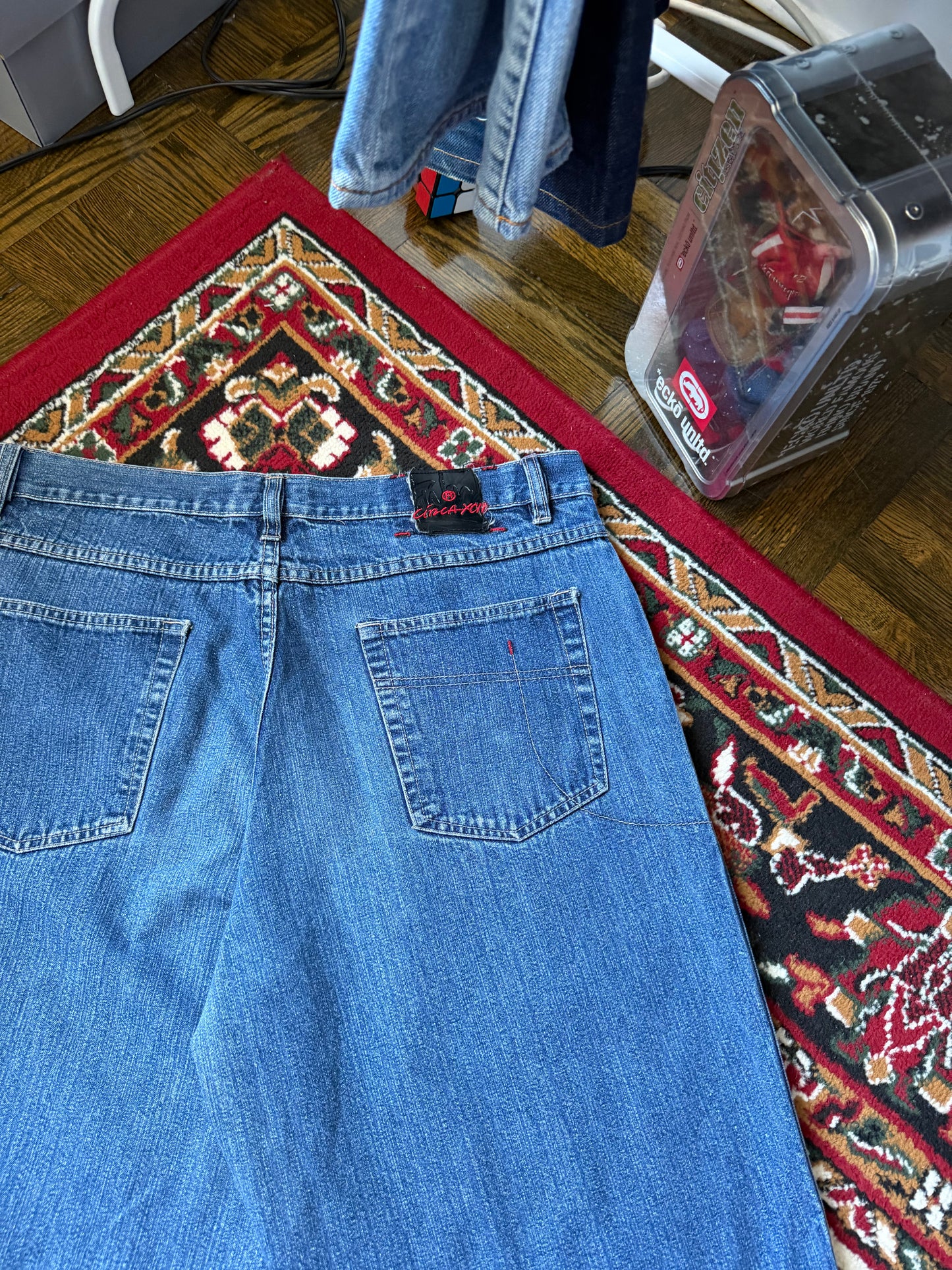 Y2K Fubu Circa Baggy Denim Shorts - Jorts