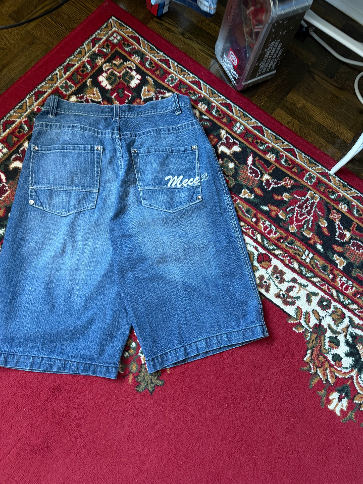 Y2K Baggy Mecca Denim Shorts - Jorts