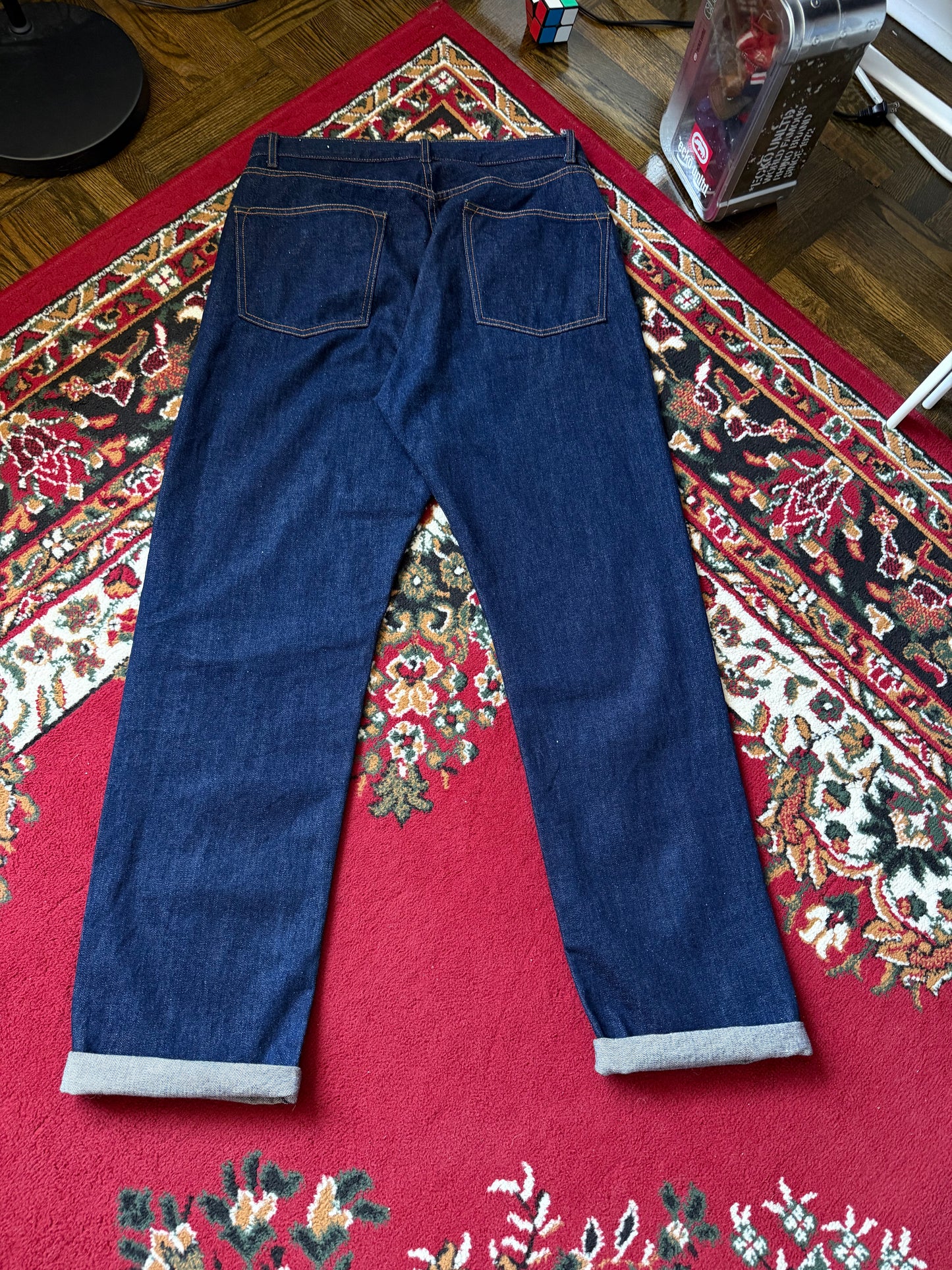 Imogene + Willie Mens Hank Straight Selvedge Raw Denim Jeans