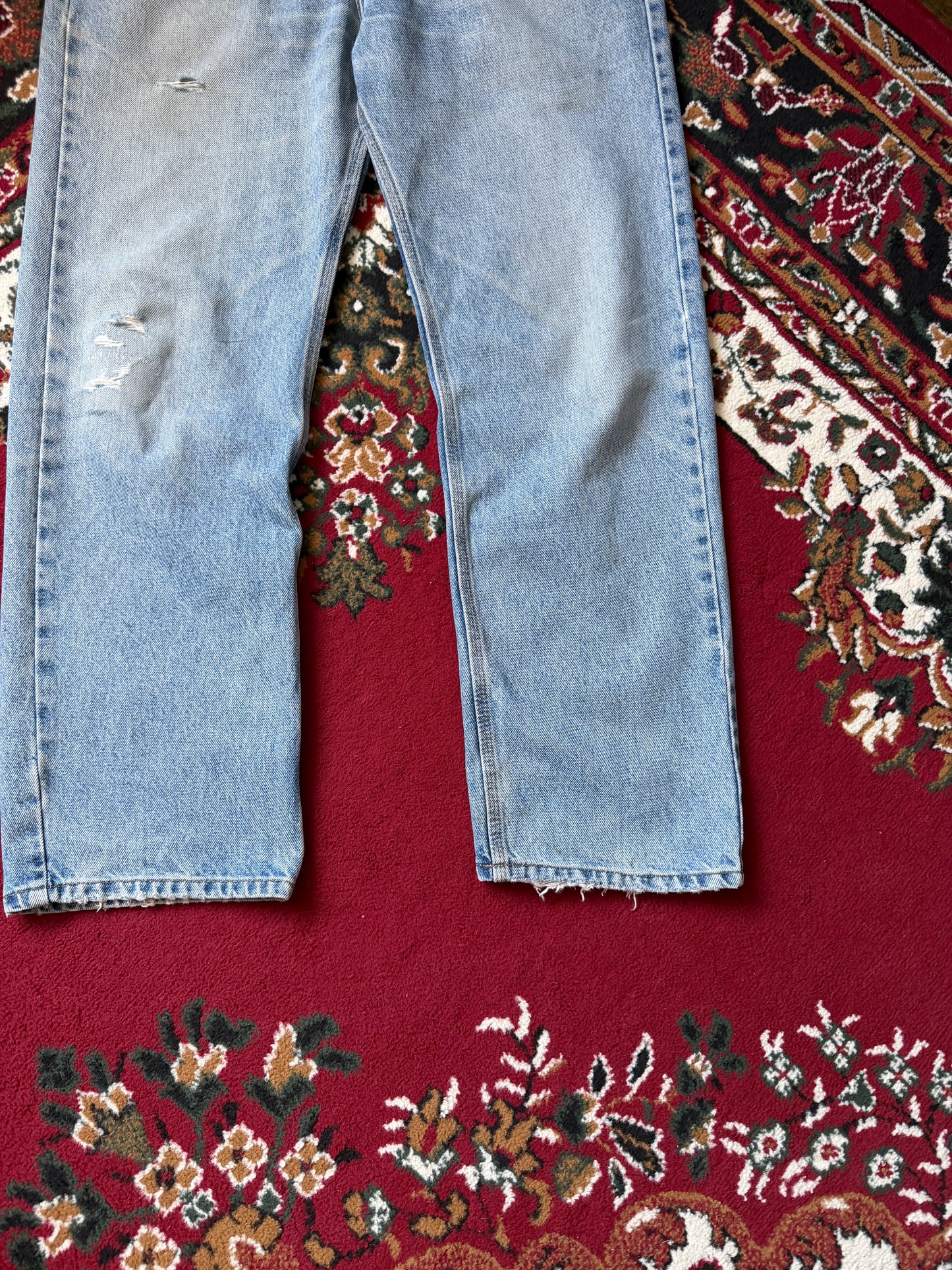 Carhartt Distressed Washed Treaditional Fit Jeans