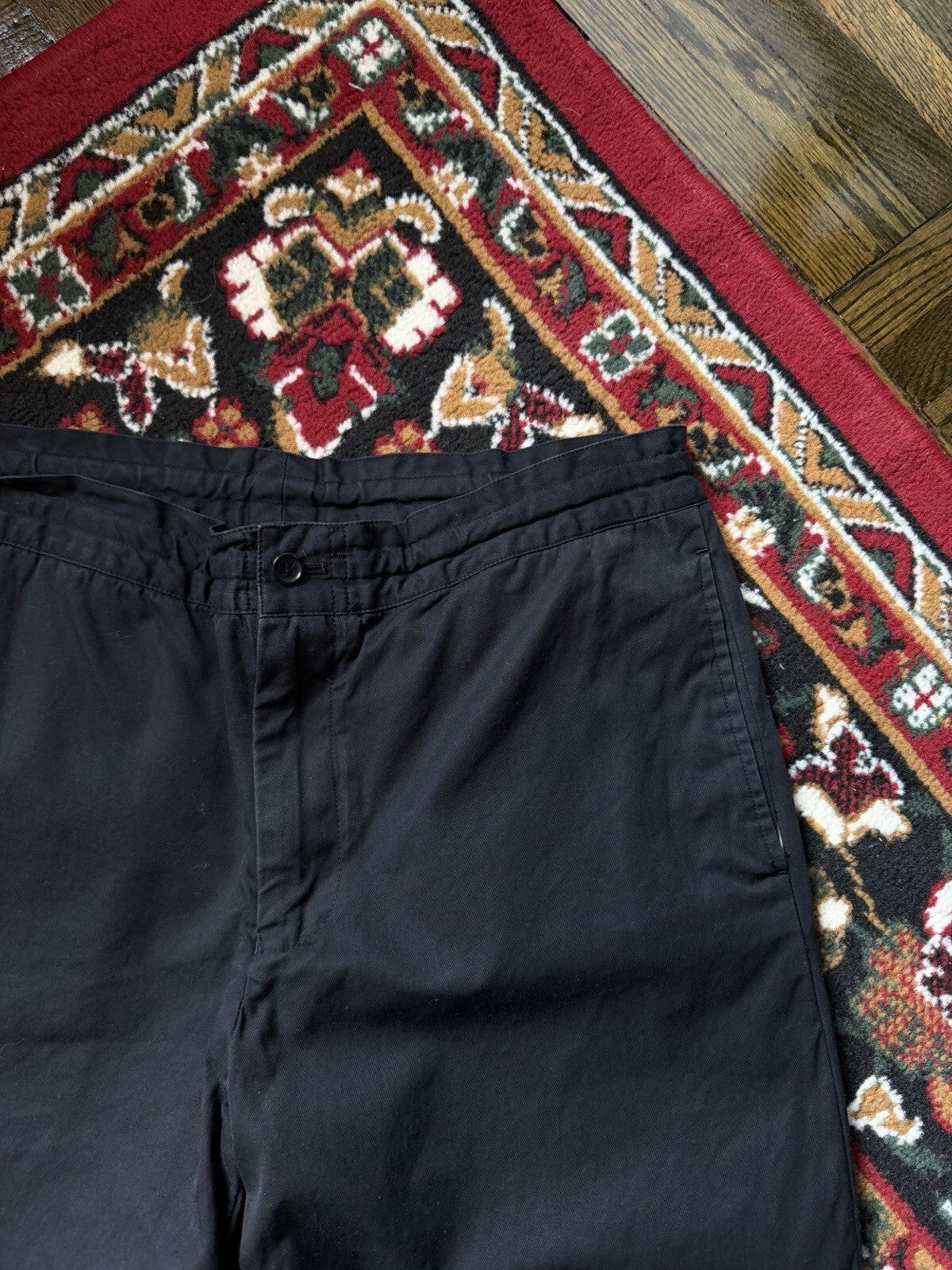 COMME DES GARCONS HOMME DEUX Black Chino Pants Black Size S