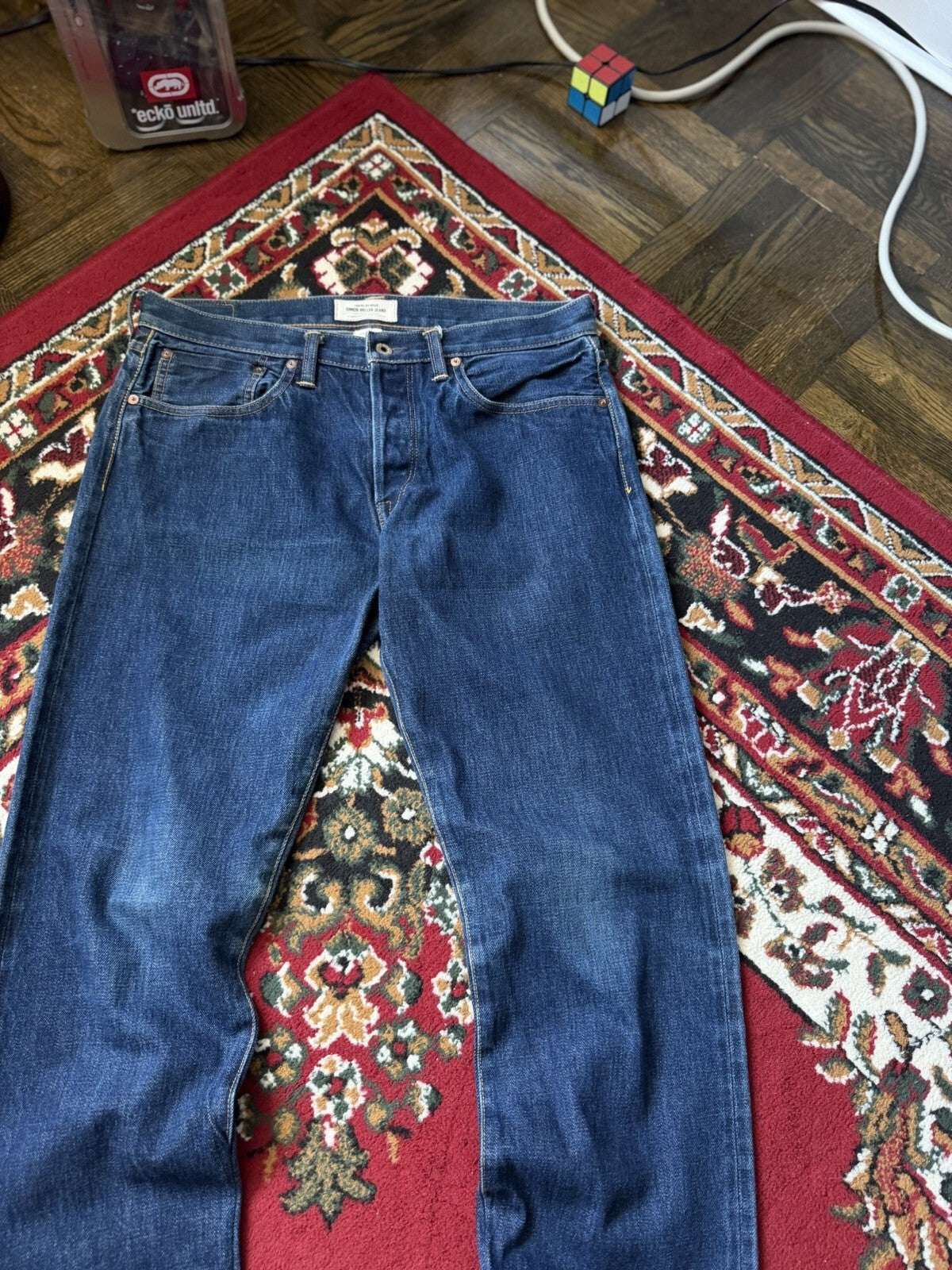 Simon Miller Jeans American Made RedLine Selvedge Denim Button Fly USA Made