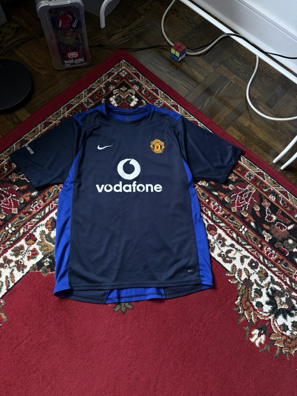 Manchester United 2004/2005 Training Pre-Match Football Soccer Shirt Jersey Nike