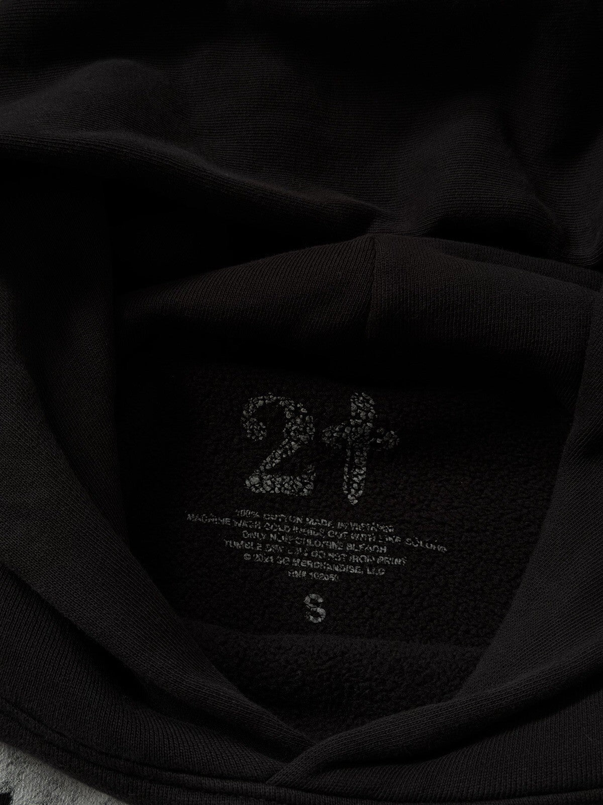 21 Savage American Dream Tour Black Hoodie Dagger Size S
