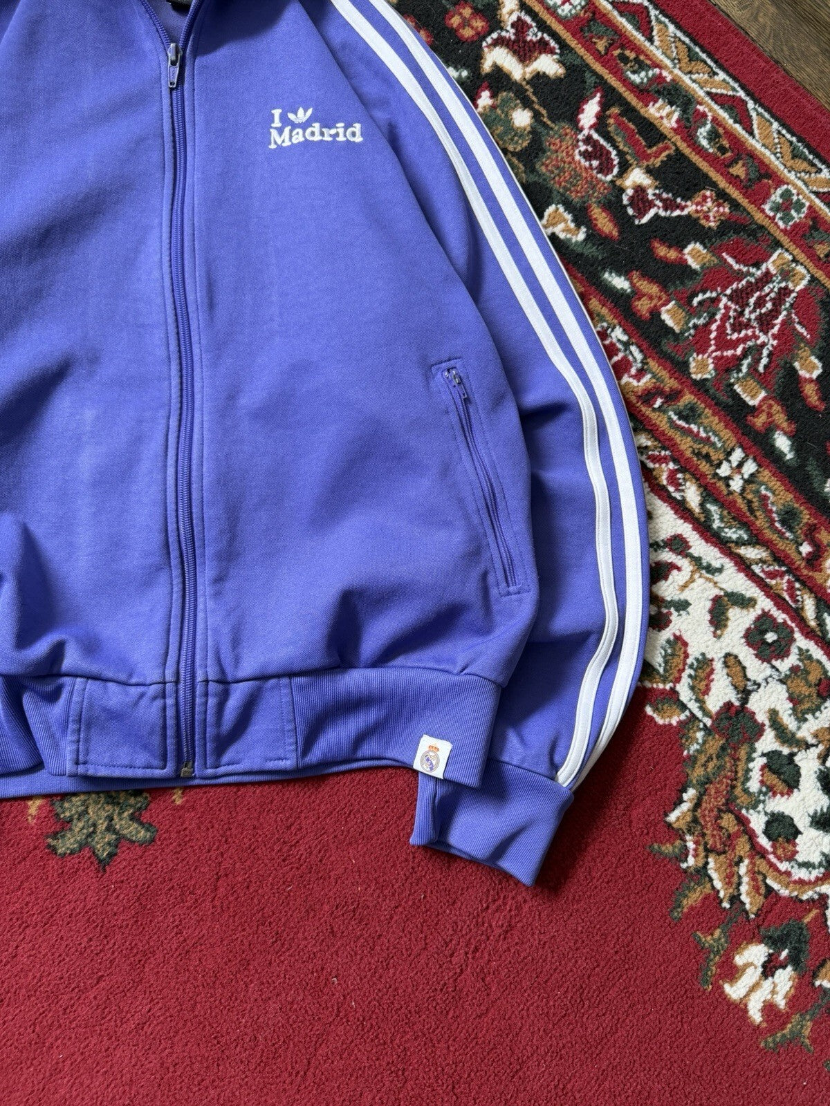 Adidas Real Madrid Jersey Track Jacket Men M Collaboration Limited Edition Rare