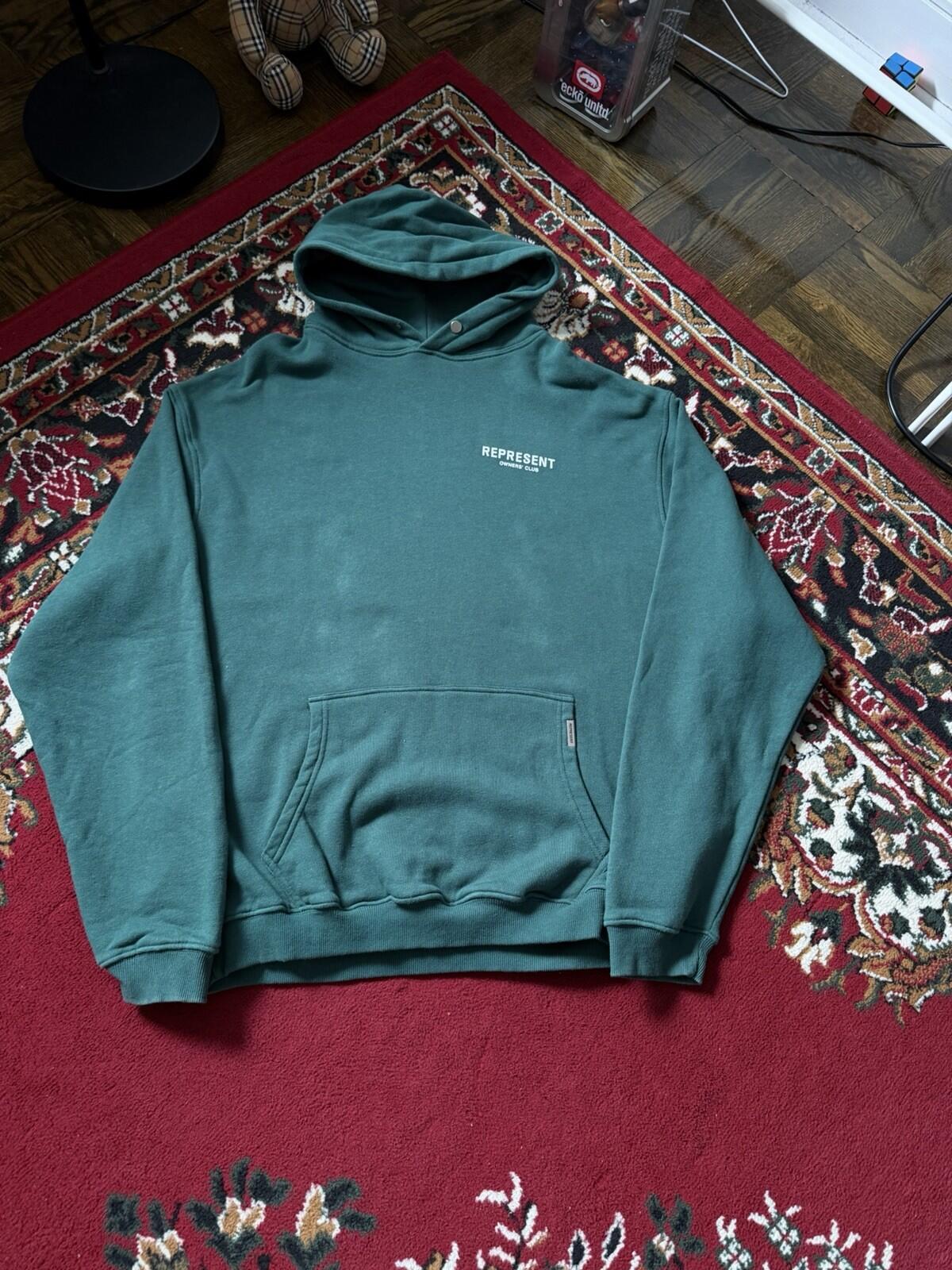 Represent Blanks Owners' Club Green Hoodie Size XL