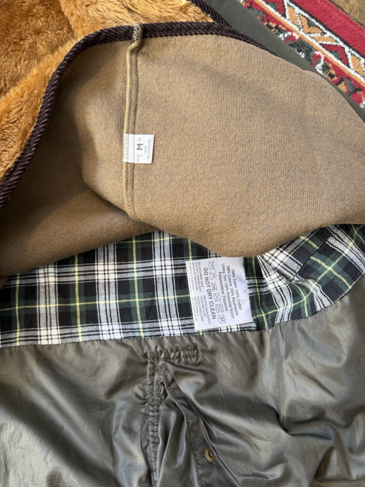 Oxford Blue Classics Countryman Green Waxed Jacket With Lining Made In England