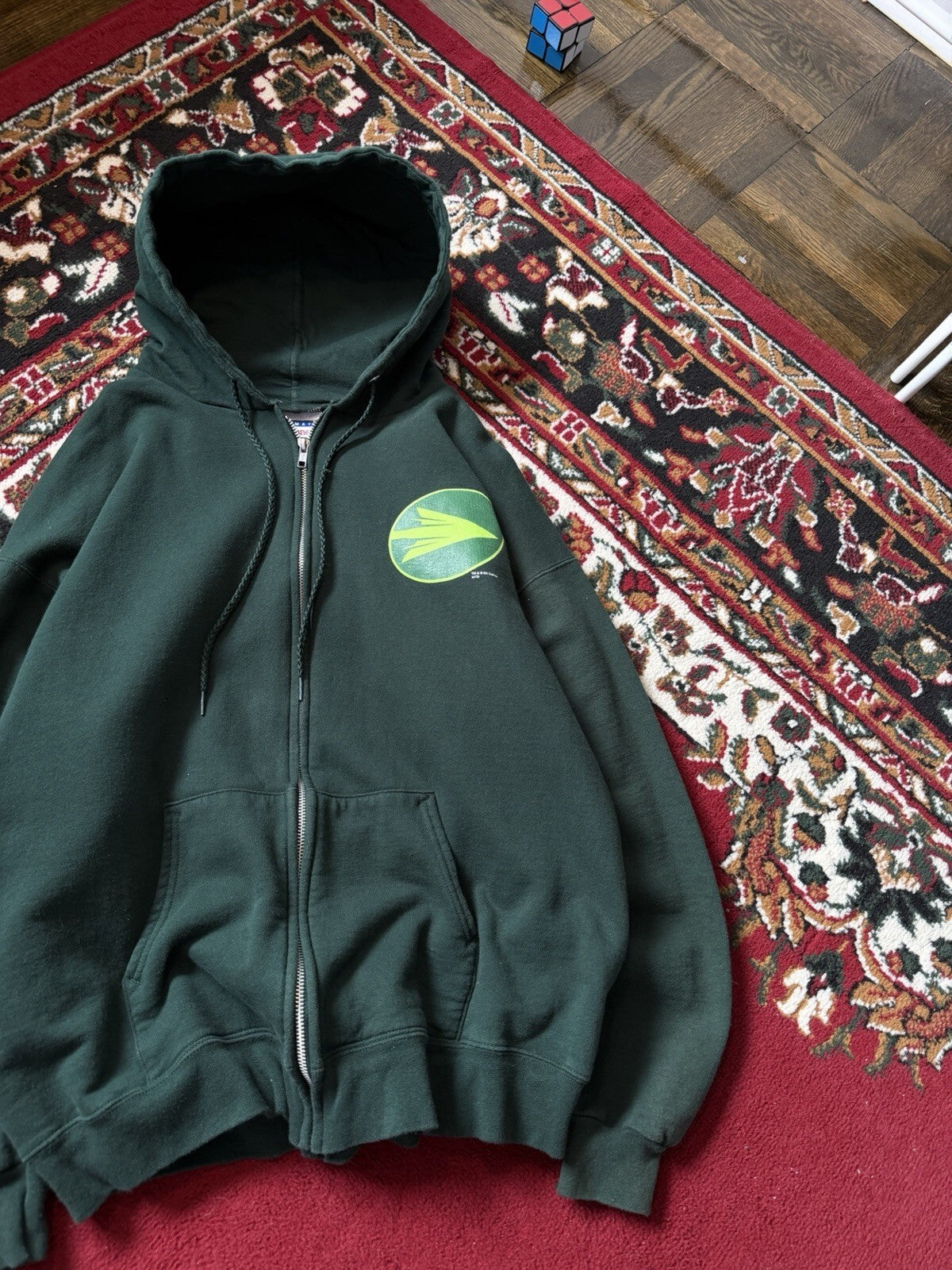 DC Comics Green Arrow Hoodie Full Zipper Vintage M (38-40)