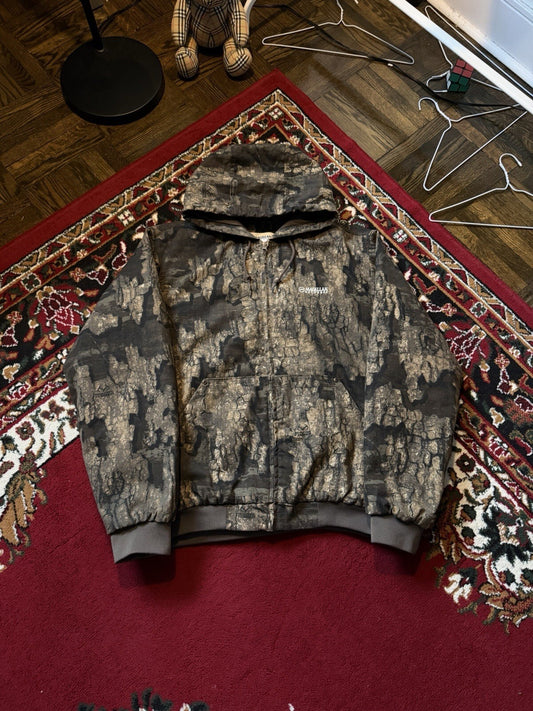 Magellan Outdoors Realtree Camo Full Zip Hooded Active Jacket Carhartt
