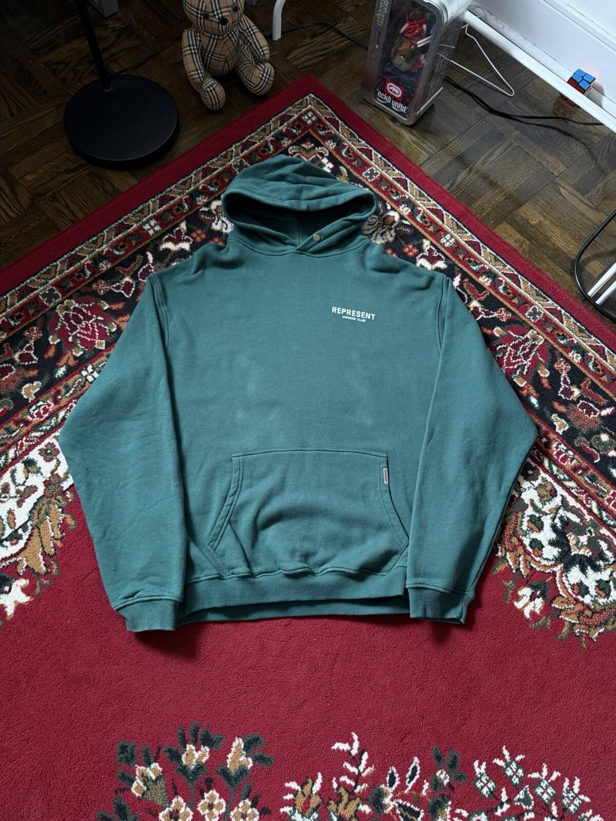 Represent Blanks Owners' Club Green Hoodie Size XL