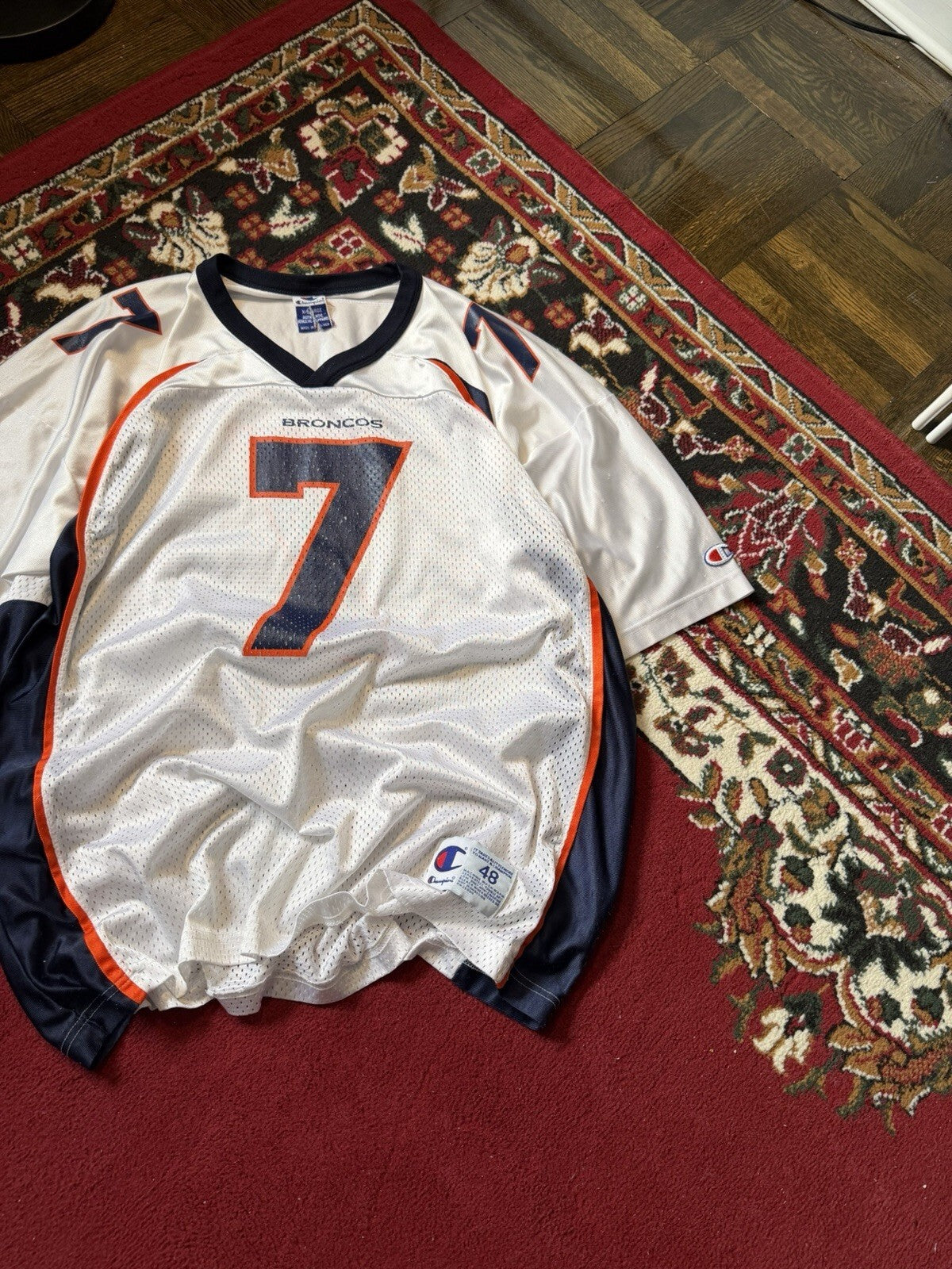 Vintage CHAMPION John Elway #7 Denver Broncos NFL Football Jersey 48 Vtg 90’s