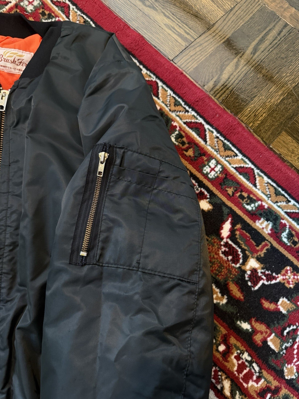 Vintage Military MA1 Bomber Jacket Men’s Size XXL Ideal Reversible
