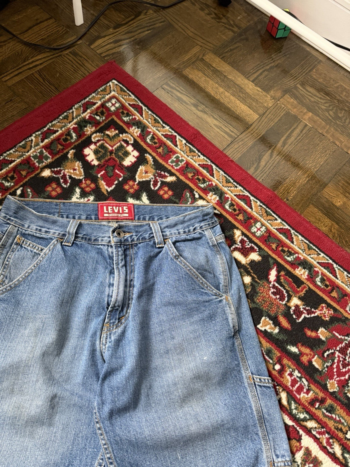 Levi’s Jeans Carpenter Jean Shorts Size 32 Jorts Y2K Skater Baggy Distressed