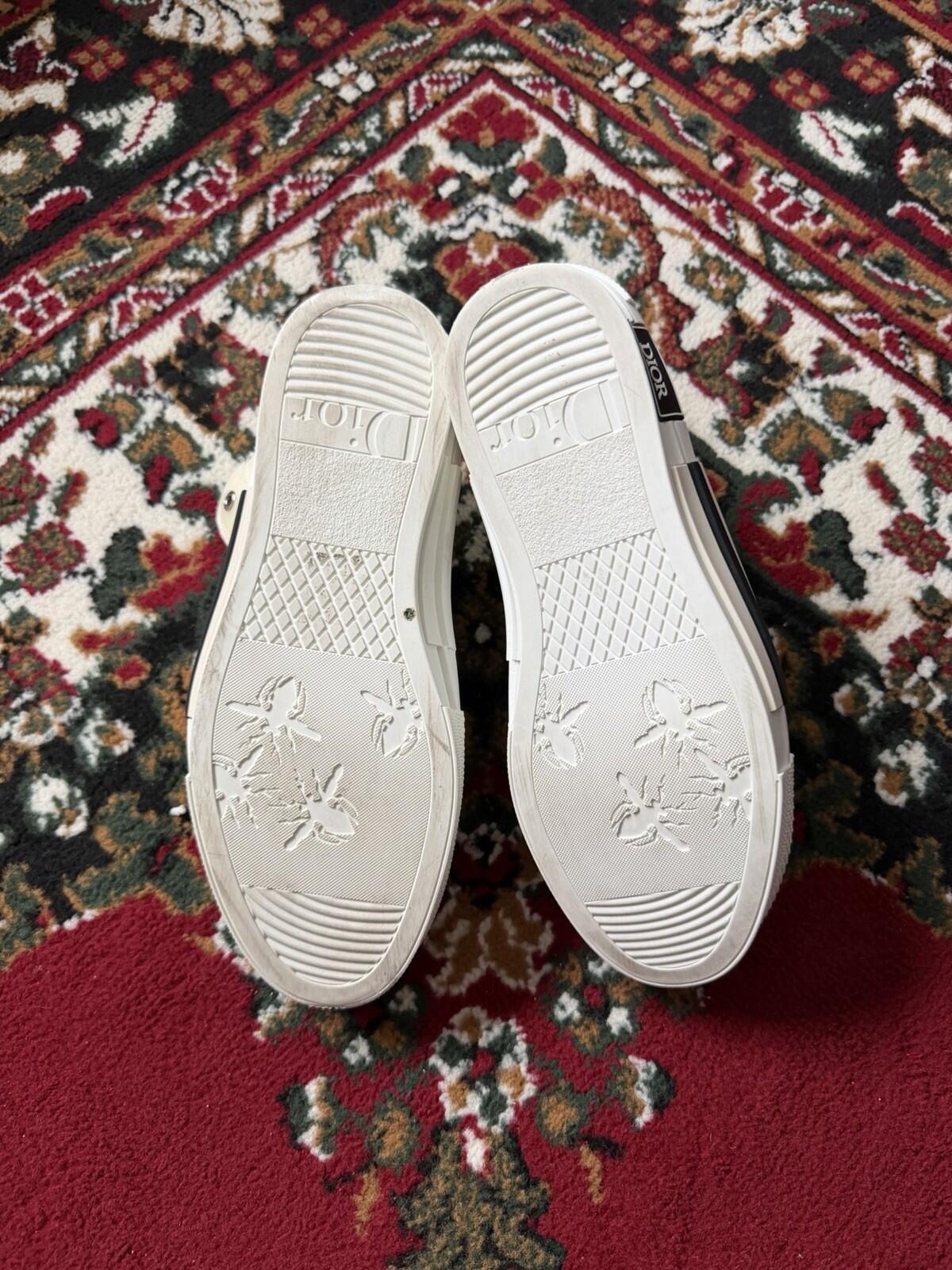 Dior B23 High Top Sneaker White Size 39 1/2