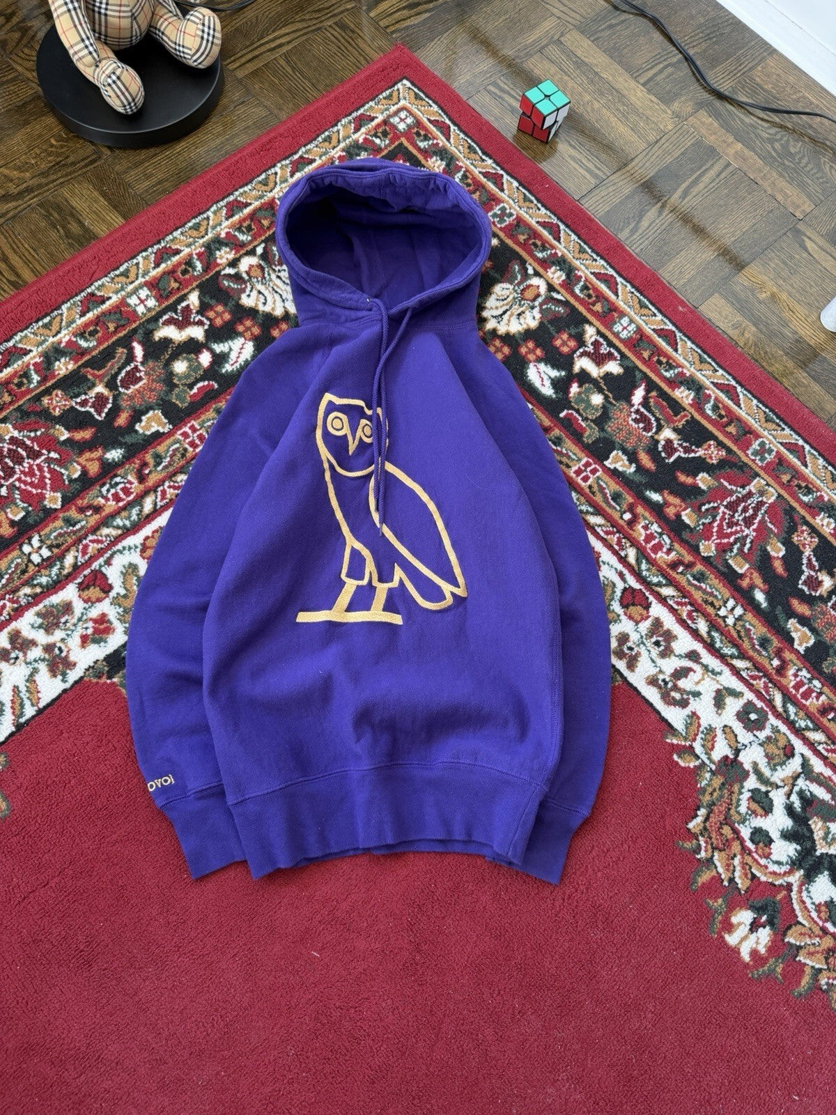 Octobers Very Own OG Purple & Gold Owl Hoodie Drake OVO READ DESCRIPTION