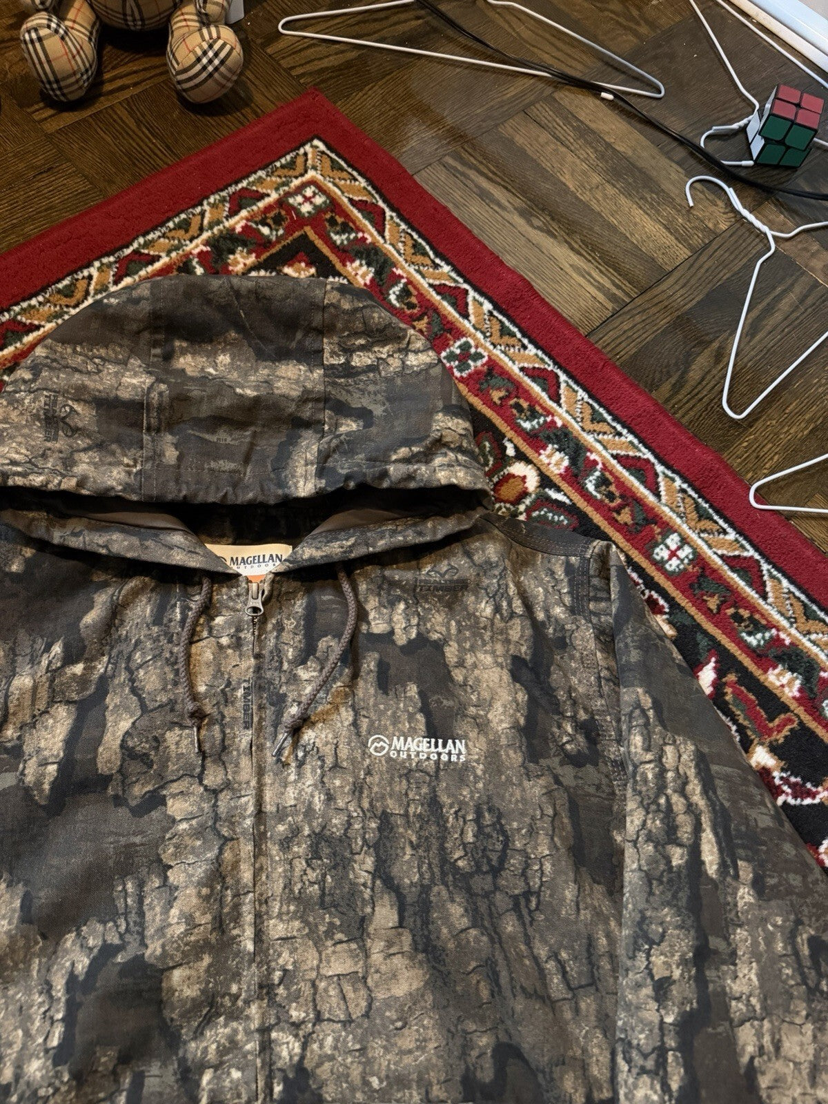 Magellan Outdoors Realtree Camo Full Zip Hooded Active Jacket Carhartt