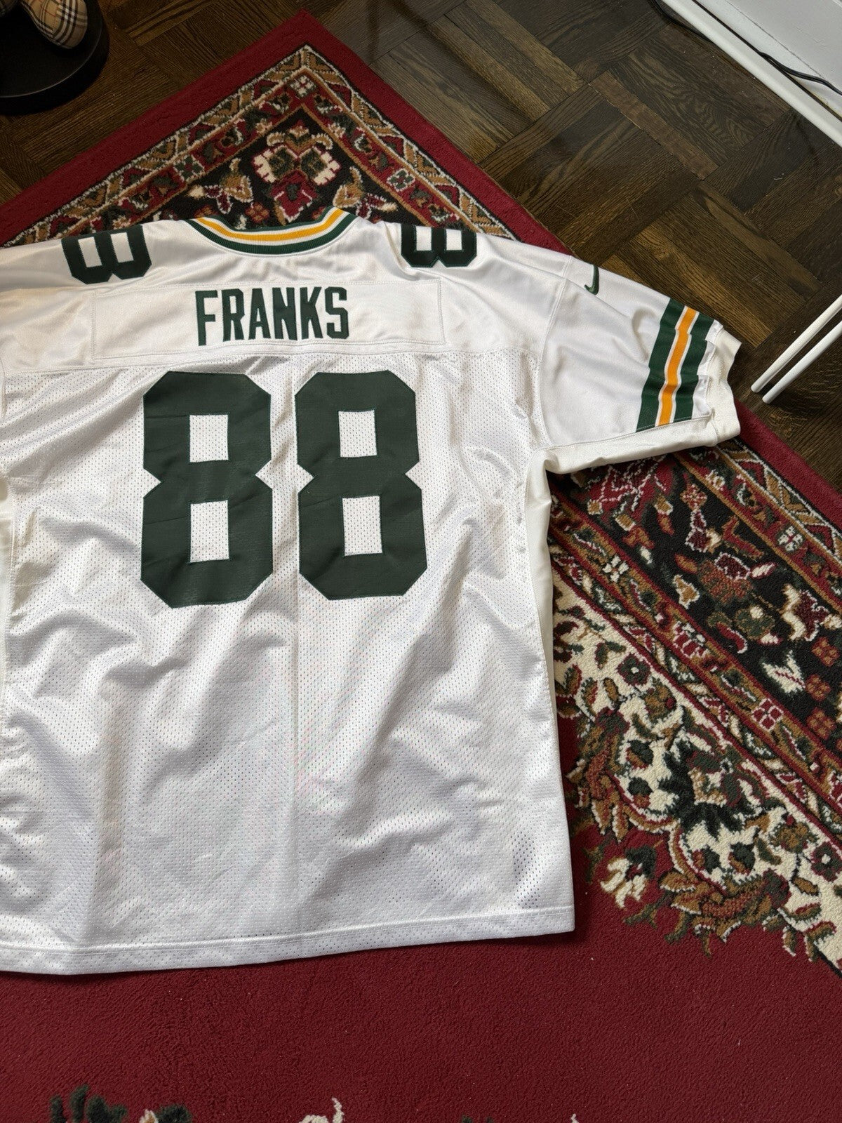 Bubba Franks #88 Green Bay Packers Jersey White Men’s 3XL(56)