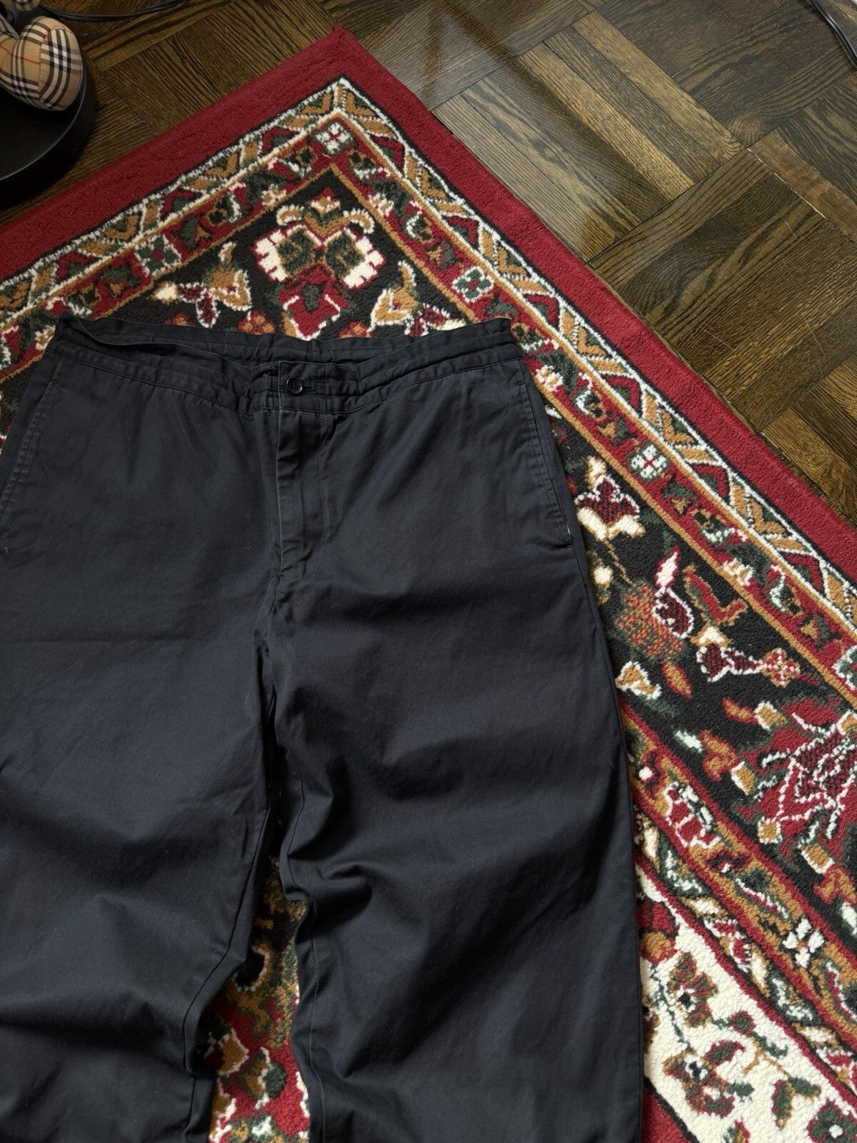 COMME DES GARCONS HOMME DEUX Black Chino Pants Black Size S