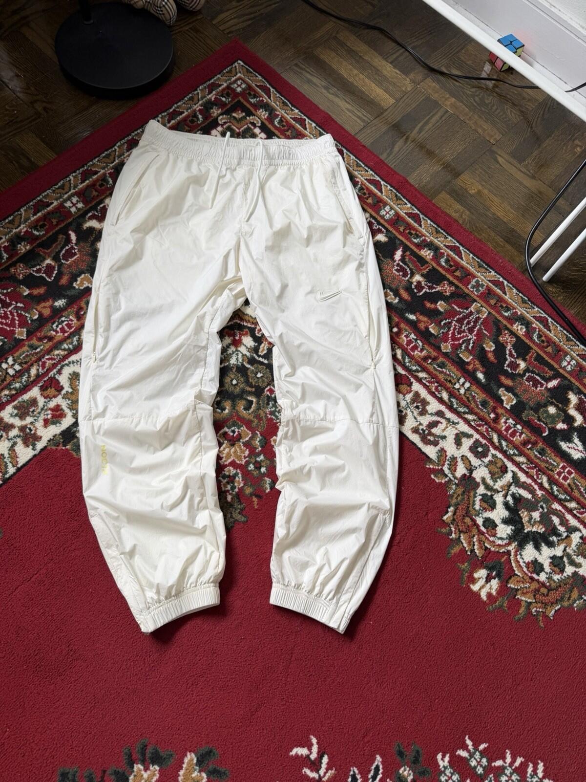 Nike x Drake Crossover NOCTA Golf Woven Pants Sail White DJ5588-133 Mens Size M