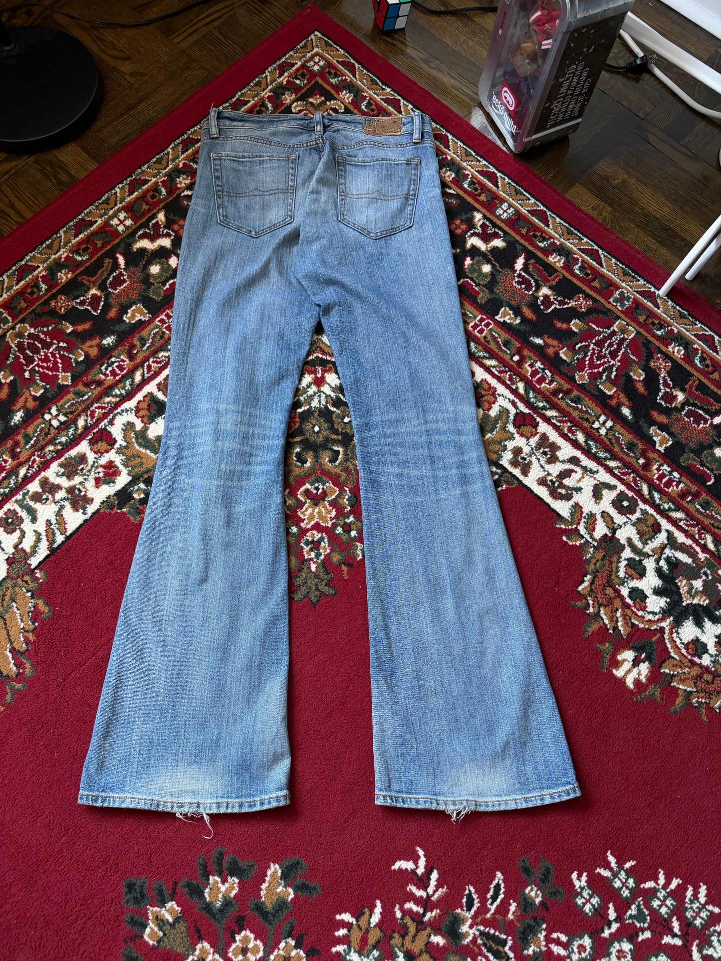 Ralph Lauren Denim & Supply Distressed Flare Jeans Womens