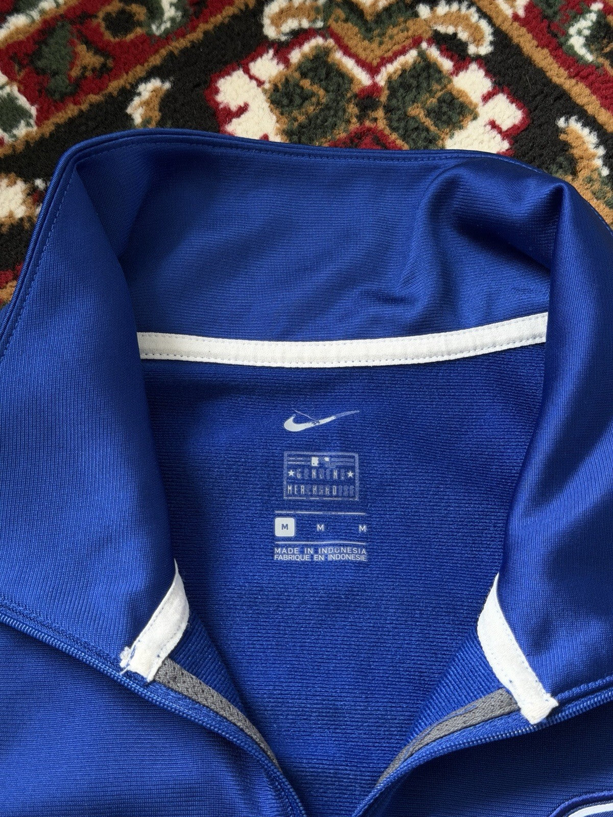Nike x Toronto Blue Jays Track Jacket Women’s M Blue Gray MLB Full Zip