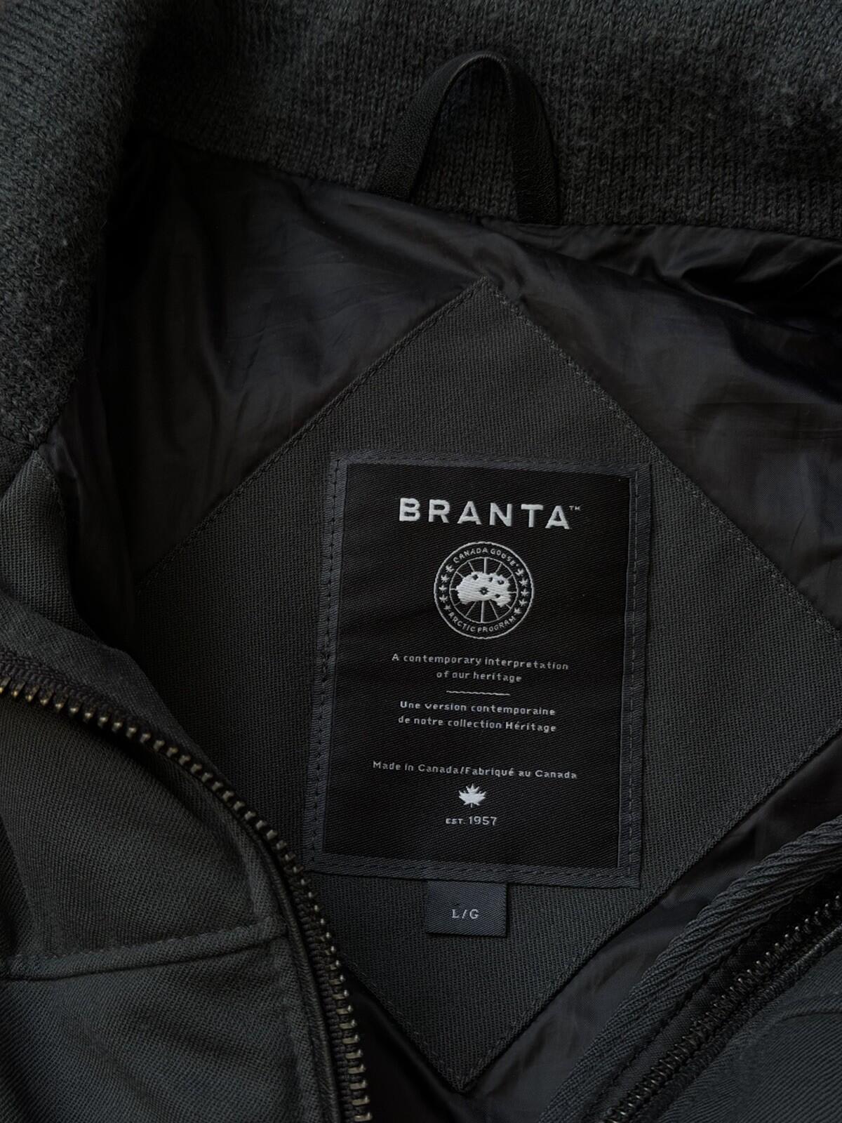 Canada Goose Branta 2721M Down Hybrid Jacket Men's Large Black Made in Canada