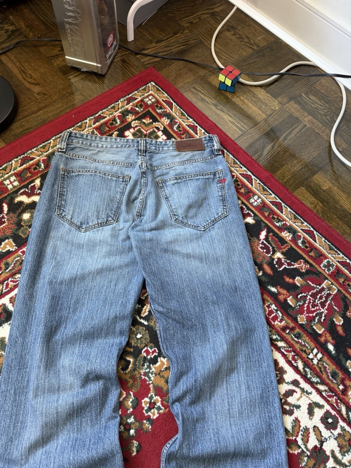 Diesel Washed Jeans Bootcut Jeans Size 34 Flared