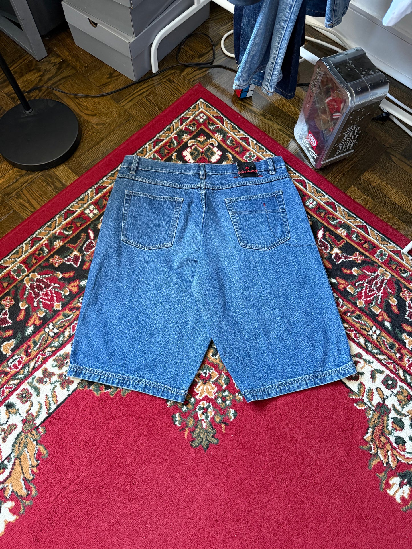Y2K Fubu Circa Baggy Denim Shorts - Jorts
